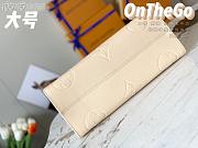 Louis Vuitton Onthego GM Cream M45081 41x34x19cm - 5