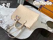 Louis Vuitton Onthego GM Cream M45081 41x34x19cm - 2