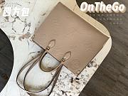 Louis Vuitton Onthego MM Beige M45607 34x26x15cm - 2