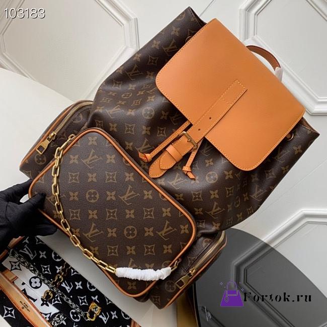 Louis Vuitton Trio Backpack Monogram Eclipse Brown M44658 60x72x19cm - 1