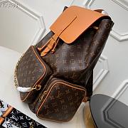 Louis Vuitton Trio Backpack Monogram Eclipse Brown M44658 60x72x19cm - 4