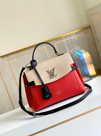 Louis Vuitton Lockme Ever BB Red/Cream M53937 28x20x11.5cm