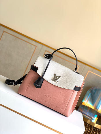 Louis Vuitton Lockme Ever MM White/Pink M56094 33.5×21.5×14.5cm