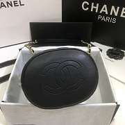 Chanel Strass Drawstring Bucket Bag Lambskin Black AS1894 19x13x13cm - 4