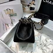 Chanel Strap Into Bucket Bag Black AS2230 15.5x15x12.5cm - 6