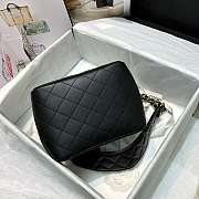 Chanel Strap Into Bucket Bag Black AS2230 15.5x15x12.5cm - 5