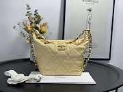 Chanel Hobo Bag Yellow AS2480 15x12.5x18cm - 1