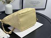 Chanel Hobo Bag Yellow AS2480 15x12.5x18cm - 3