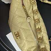 Chanel Hobo Bag Yellow AS2480 15x12.5x18cm - 4