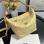 Chanel Hobo Bag Yellow AS2480 15x12.5x18cm - 2