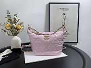 Chanel Hobo Bag Pink AS2480 15x12.5x18cm - 1