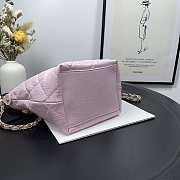 Chanel Hobo Bag Pink AS2480 15x12.5x18cm - 5