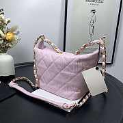 Chanel Hobo Bag Pink AS2480 15x12.5x18cm - 4