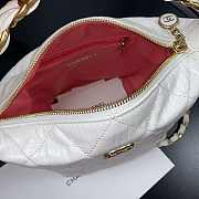 Chanel Hobo Bag White AS2480 15x12.5x18cm - 3