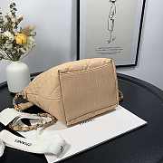 Chanel Hobo Bag Light Beige AS2480 15x12.5x18cm - 5