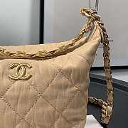 Chanel Hobo Bag Light Beige AS2480 15x12.5x18cm - 2