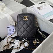 Chanel Mini Camera Case Leather Black AS2857 16x12x6cm - 1