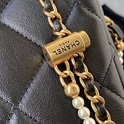Chanel Mini Camera Case Leather Black AS2857 16x12x6cm - 3