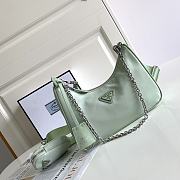 Prada Re-Edition 2005 Nylon Bag Mint 1BH204 22x12x6cm - 1