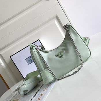 Prada Re-Edition 2005 Nylon Bag Mint 1BH204 22x12x6cm