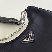 Prada Re-Edition 2005 Nylon Bag Black 1BH204 22x12x6cm - 2