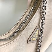 Prada Re-Edition 2005 Nylon Bag Beige 1BH204 22x12x6cm - 2