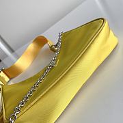 Prada Re-Edition 2005 Nylon Bag Yellow 1BH204 22x12x6cm - 4