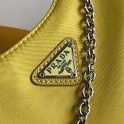 Prada Re-Edition 2005 Nylon Bag Yellow 1BH204 22x12x6cm - 2
