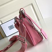 Prada Re-Edition 2005 Nylon Bag Pink 1BH204 22x12x6cm - 5