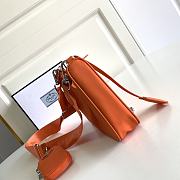 Prada Re-Edition 2005 Nylon Bag Orange 1BH204 22x12x6cm - 5