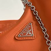 Prada Re-Edition 2005 Nylon Bag Orange 1BH204 22x12x6cm - 2