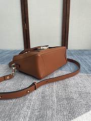 Chloe Small Faye Day Bag Leather Brown CHC17WS322HG 27x9.5x21cm - 6