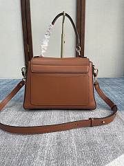 Chloe Small Faye Day Bag Leather Brown CHC17WS322HG 27x9.5x21cm - 3