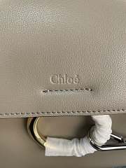 Chloe Small Faye Day Bag Leather Taupe CHC17WS322HG 27x9.5x21cm - 4