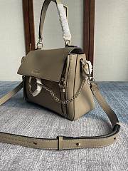 Chloe Small Faye Day Bag Leather Taupe CHC17WS322HG 27x9.5x21cm - 3