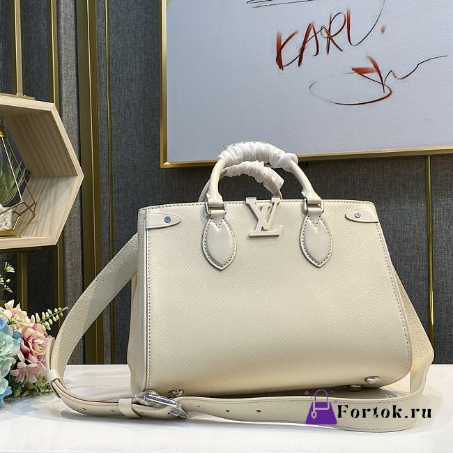 Louis Vuitton GRENELLE TOTE PM Epi Grained Leather White M57680 27x19x11.5cm - 1