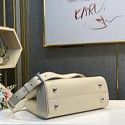 Louis Vuitton GRENELLE TOTE PM Epi Grained Leather White M57680 27x19x11.5cm - 4