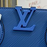 Louis Vuitton GRENELLE TOTE PM Epi Grained Leather Blue M57680 27x19x11.5cm - 6