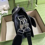 Gucci Messenger Bag With Interlocking G Black 674164 21x16.5x8cm - 6