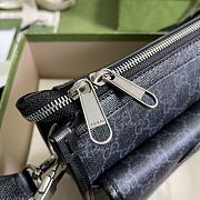 Gucci Messenger Bag With Interlocking G Black 674164 21x16.5x8cm - 5