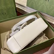 Gucci Marmont Mini Shoulder Bag Matelassé Leather White 446744 22x13x6cm - 4