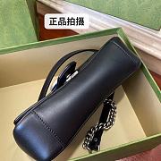 Gucci Marmont Mini Shoulder Bag Matelassé Leather Black 446744 22x13x6cm - 6