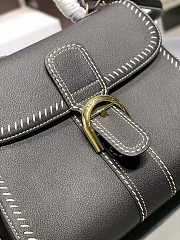Delvaux Brillant MM Surpiqué Leather Black 28x15x22cm - 4