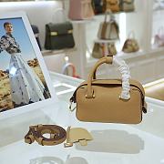 Delvaux Nano Cool Box Leather Beige 16.5x7.510.5cm  - 1