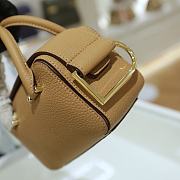 Delvaux Nano Cool Box Leather Beige 16.5x7.510.5cm  - 6
