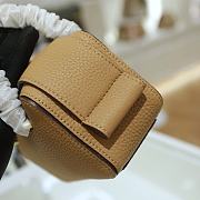 Delvaux Nano Cool Box Leather Beige 16.5x7.510.5cm  - 5