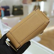 Delvaux Nano Cool Box Leather Beige 16.5x7.510.5cm  - 3