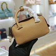 Delvaux Nano Cool Box Leather Beige 16.5x7.510.5cm  - 4