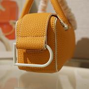 Delvaux Nano Cool Box Leather Light Orange 16.5x7.510.5cm  - 6