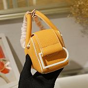 Delvaux Nano Cool Box Leather Light Orange 16.5x7.510.5cm  - 5